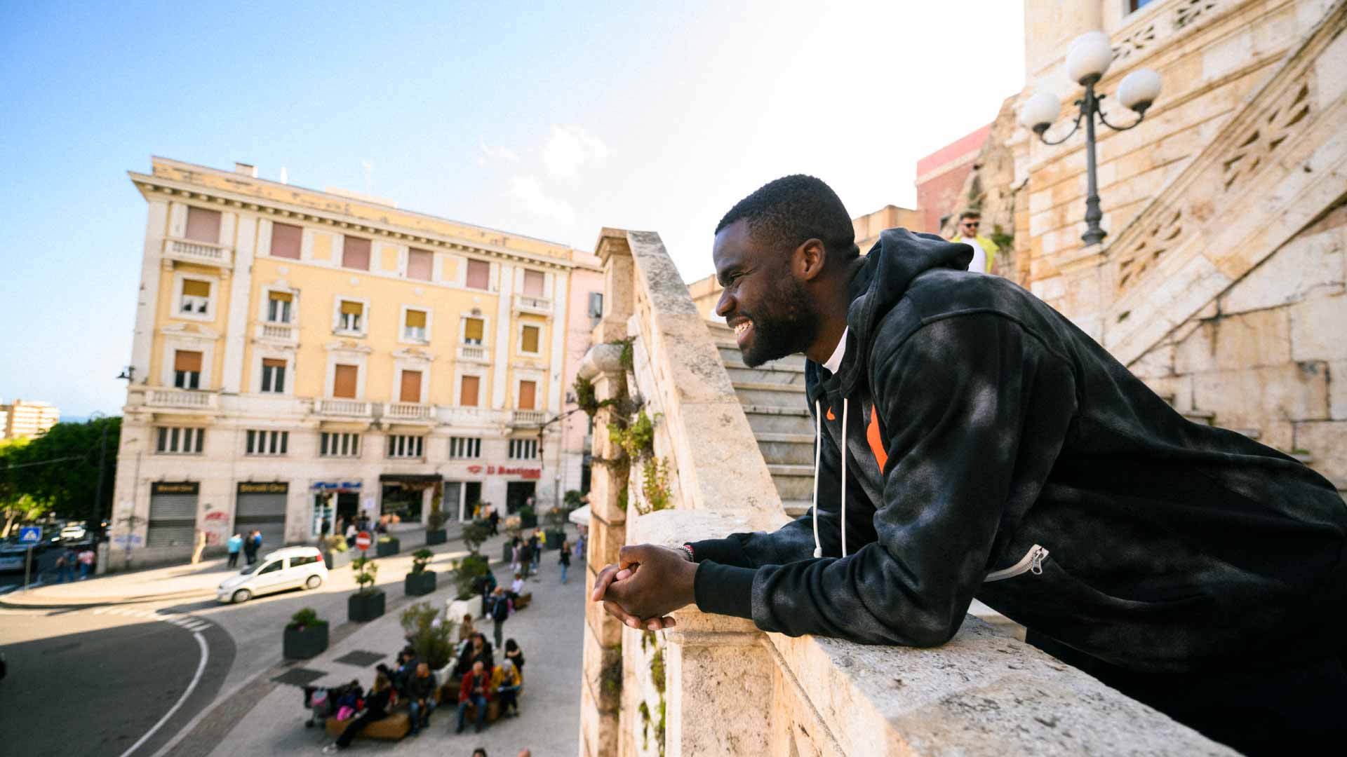 Espresso shots and tourist stops, Tiafoe living large at Cagliari Challenger