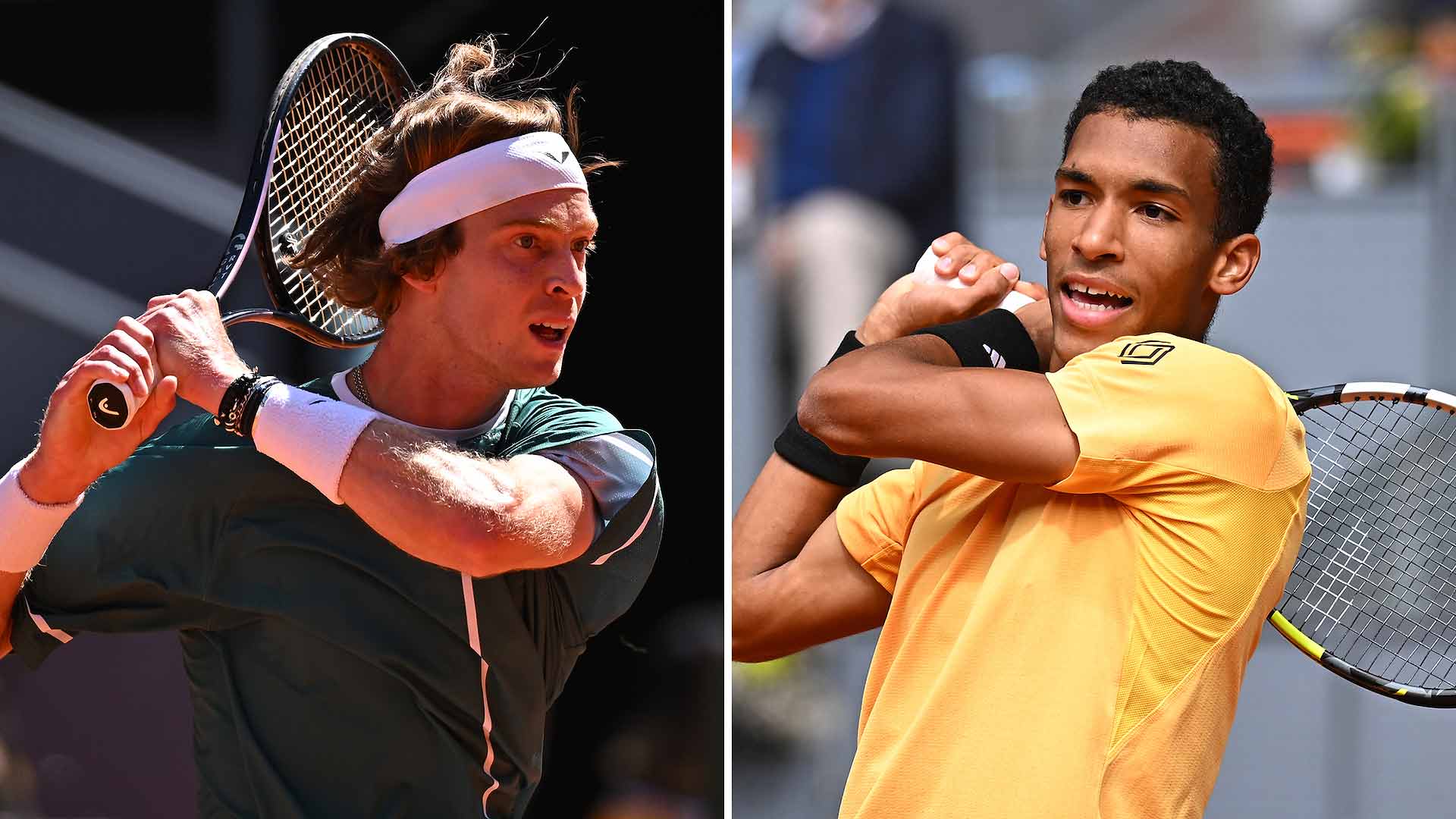 Andrey Rublev leads Felix Auger-Aliassime 4-1 in the pair's Lexus ATP Head2Head series.