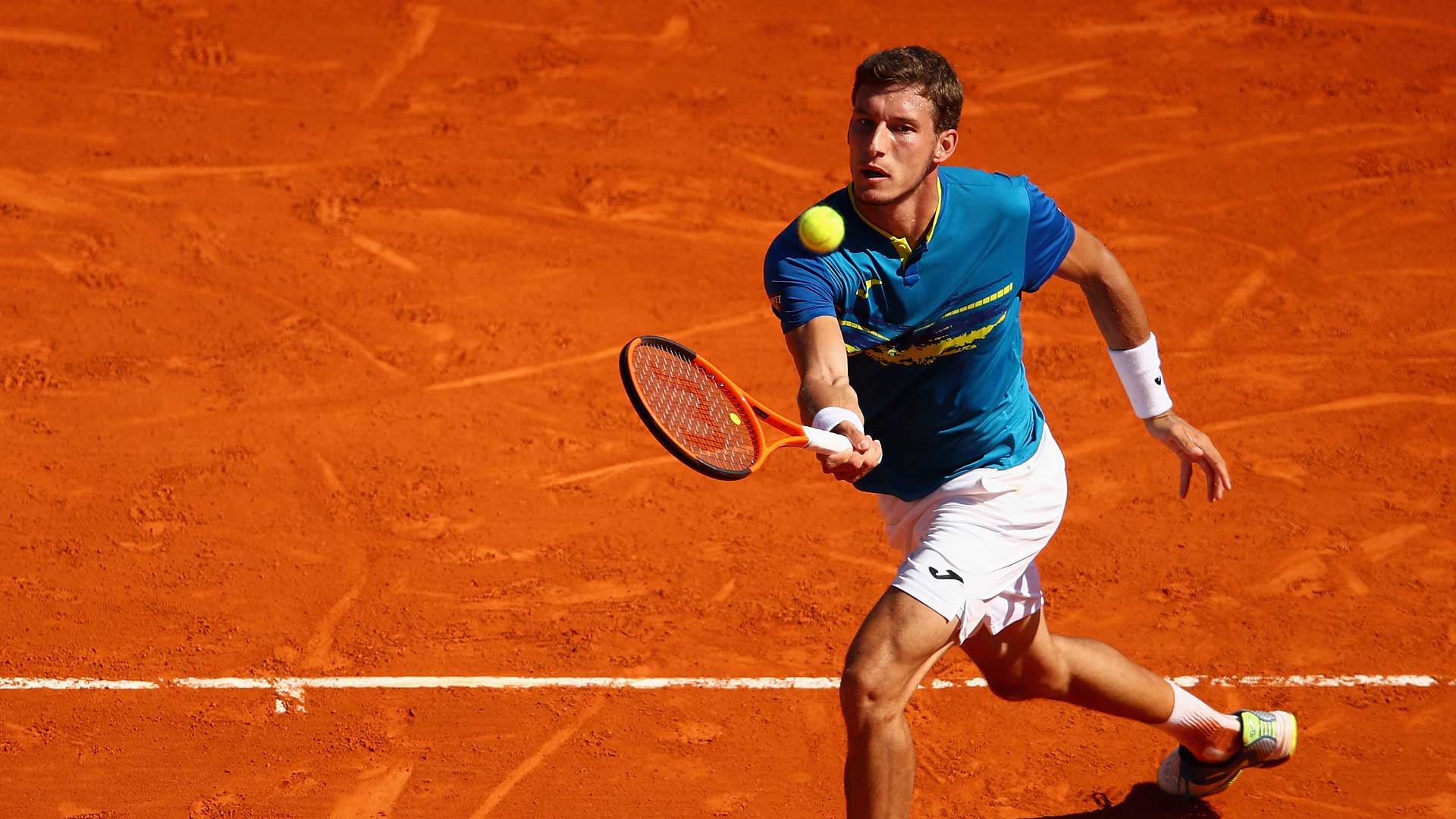 Image result for Carreno-Busta elated to claim first title on clay