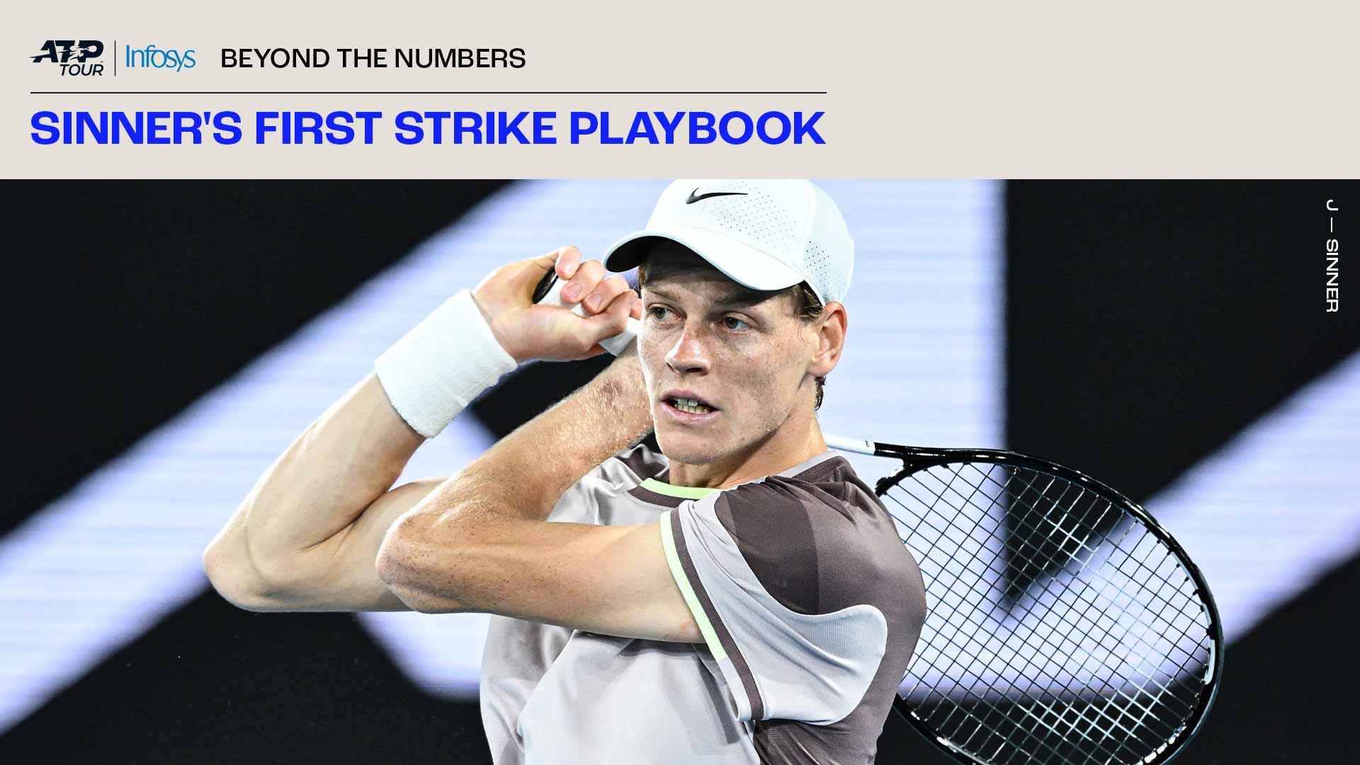 Jannik Sinner es el No. 3 del PIF ATP Rankings.