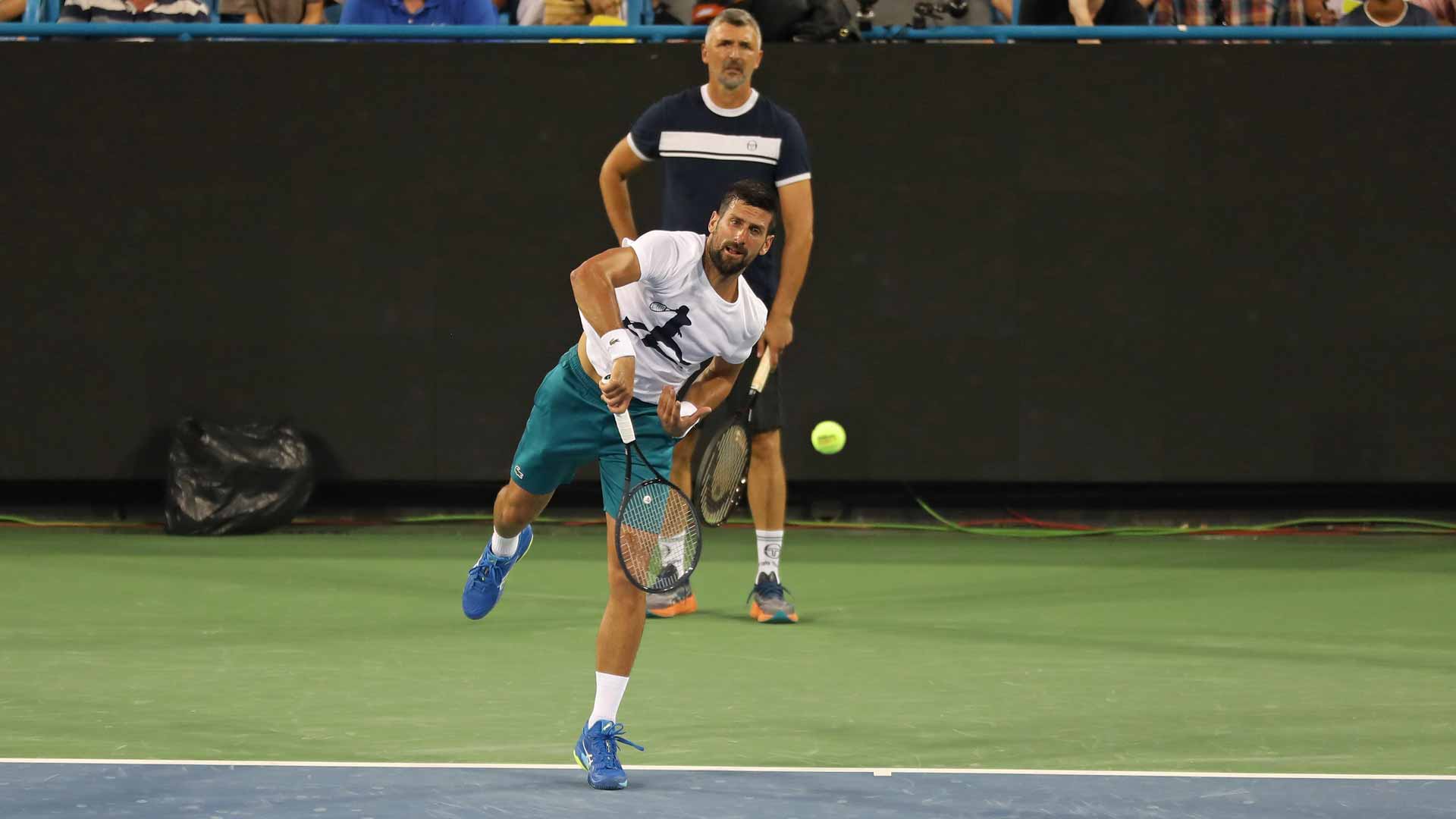 Novak Djokovic and Goran Ivanisevic began working together in 2018.