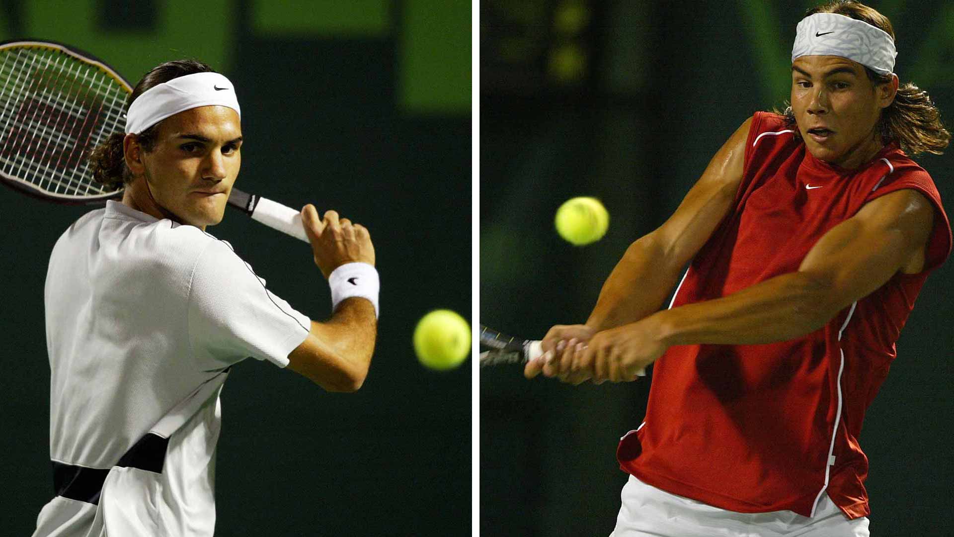 Roger Federer and Rafael Nadal first played one another in the third round at 2004 Miami.