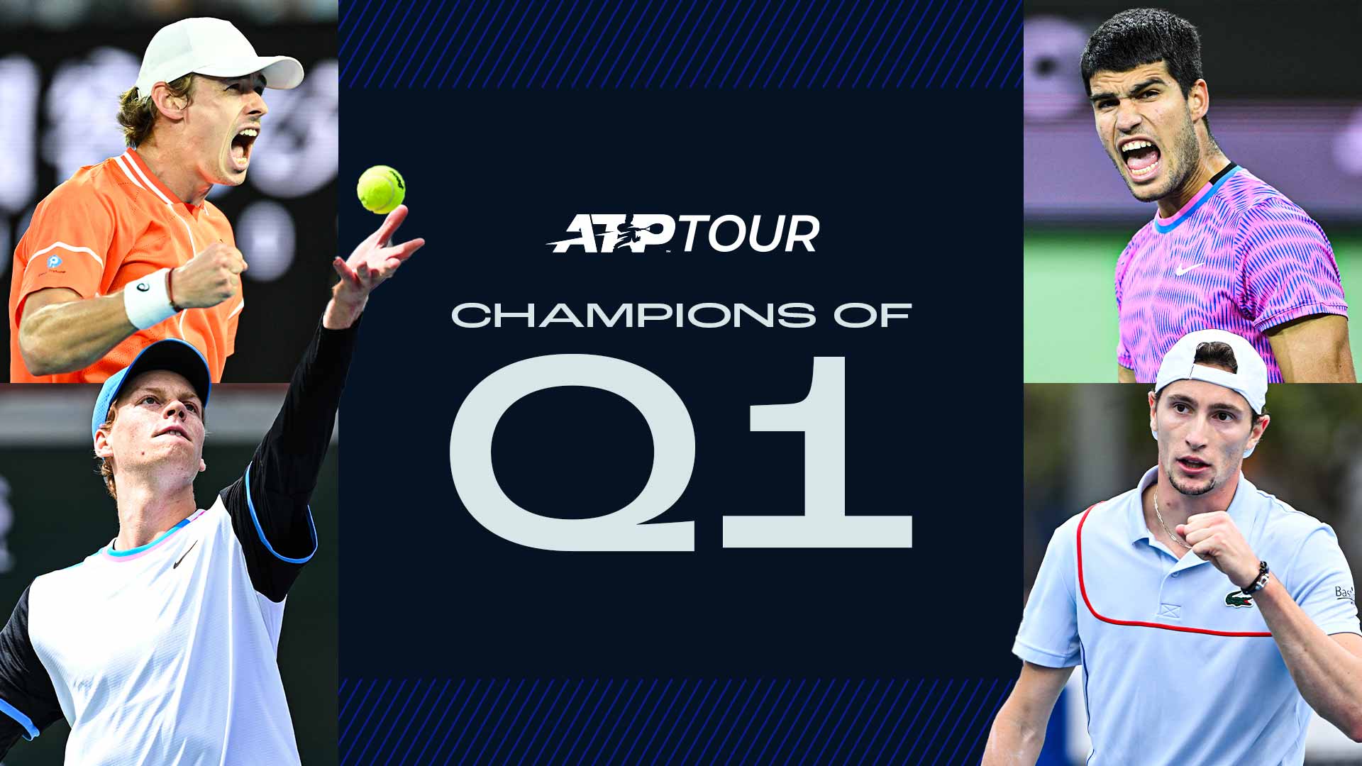 ATPTour.com looks reflects on some of the titlists from the first quarter of the 2024 season.