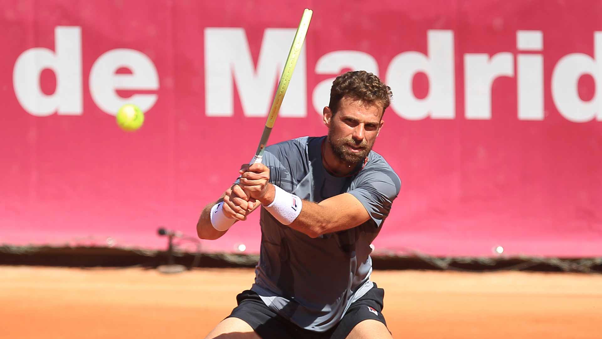 <a href='https://www.atptour.com/en/players/stefano-napolitano/n679/overview'>Stefano Napolitano</a> wins the Madrid Challenger.