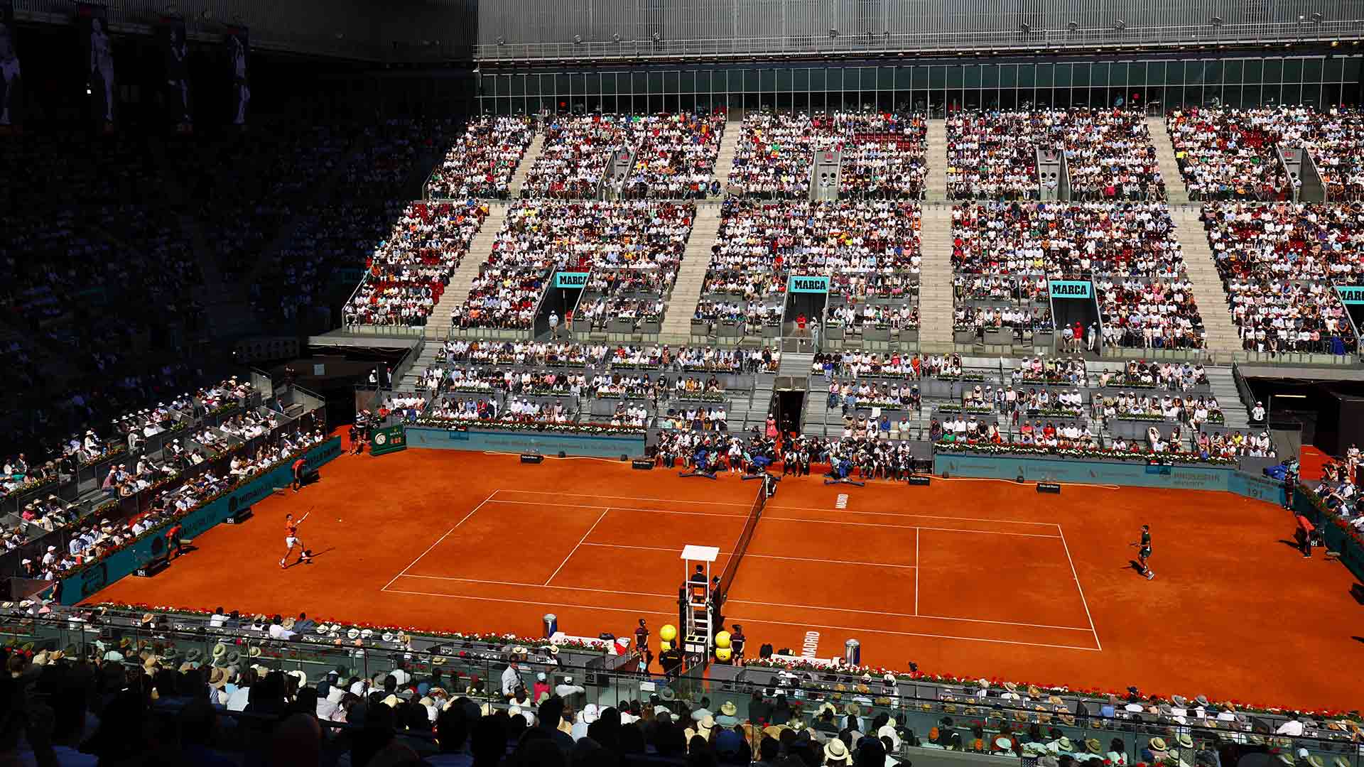The Mutua Madrid Open has been held at the Caja Magica since 2009.