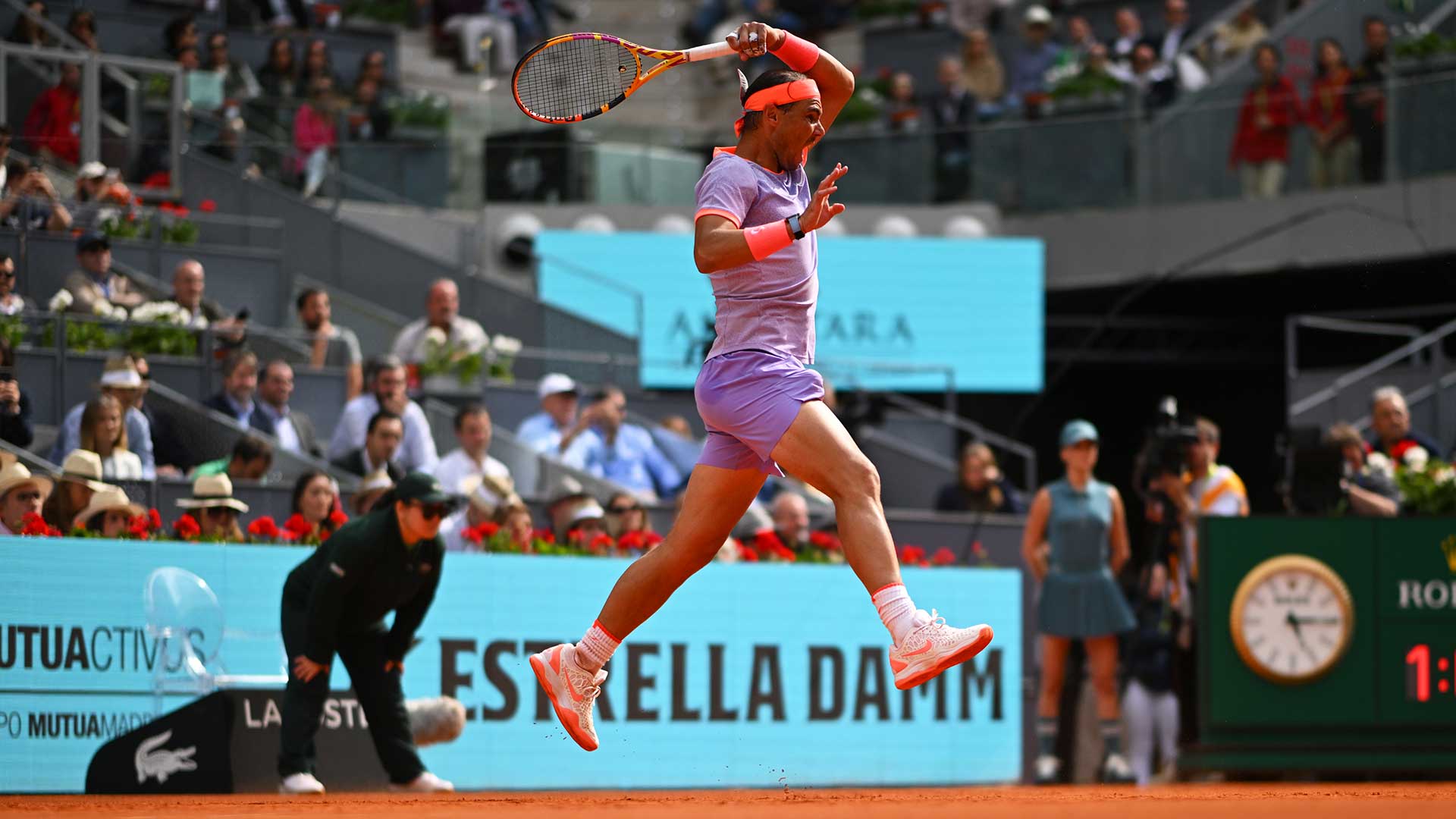 Nadal wins three-hour battle to reach Madrid fourth round