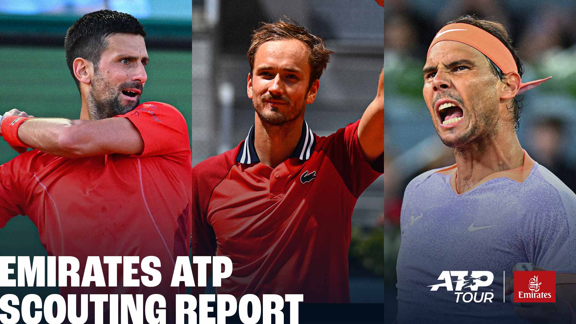 Scouting Report: ¿Medvedev, defensor del título, y Nadal frenarán a Djokovic en Roma?