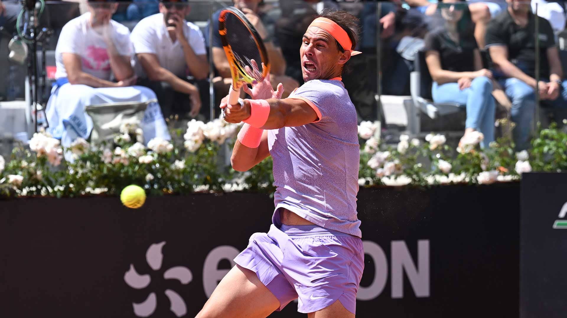 Nadal battles hard for opening win in Rome