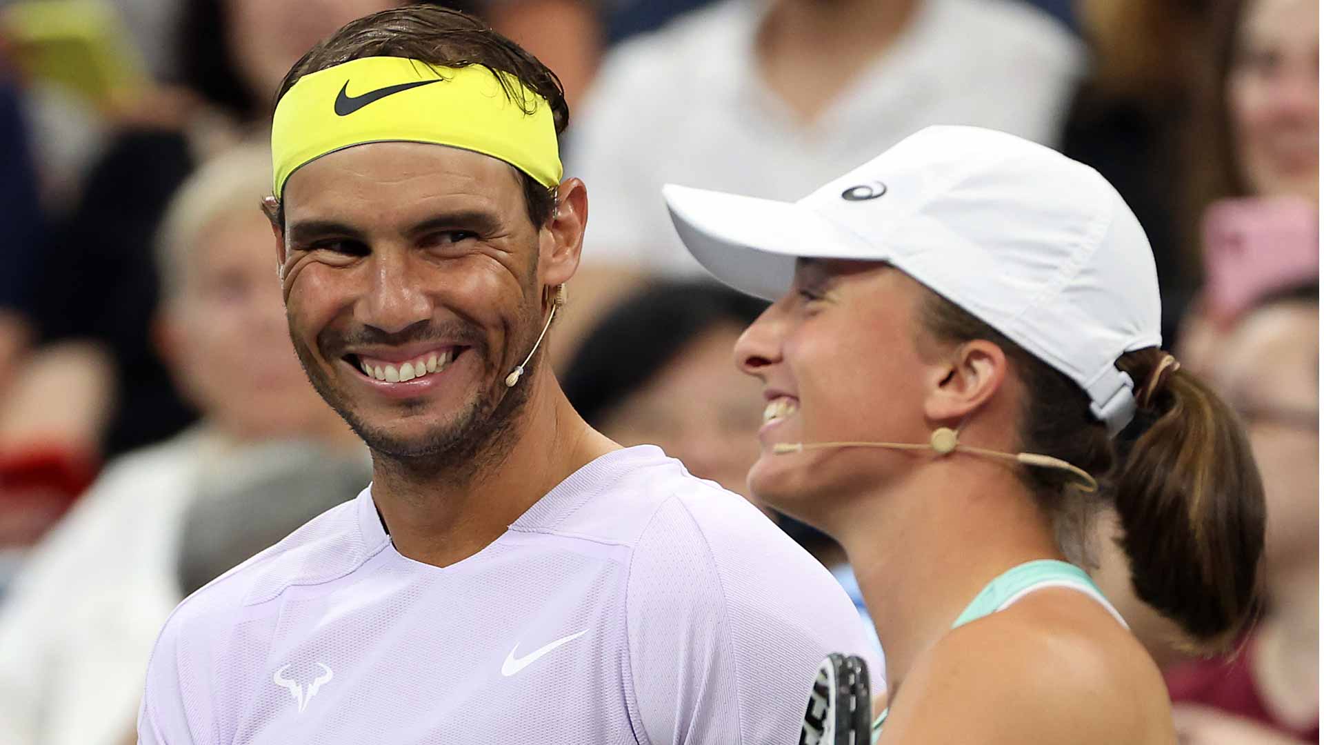 Swiatek on Nadal: 'He seems happy & that's most important'