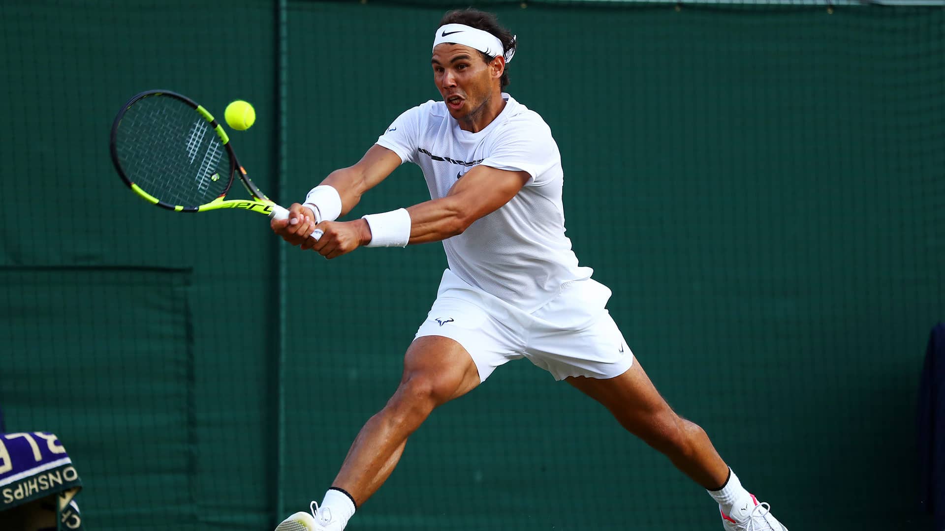 Despite Loss, Nadal Soaks In Wimbledon Atmosphere stat : ATP World Tour - Tennis Player1920 x 1080