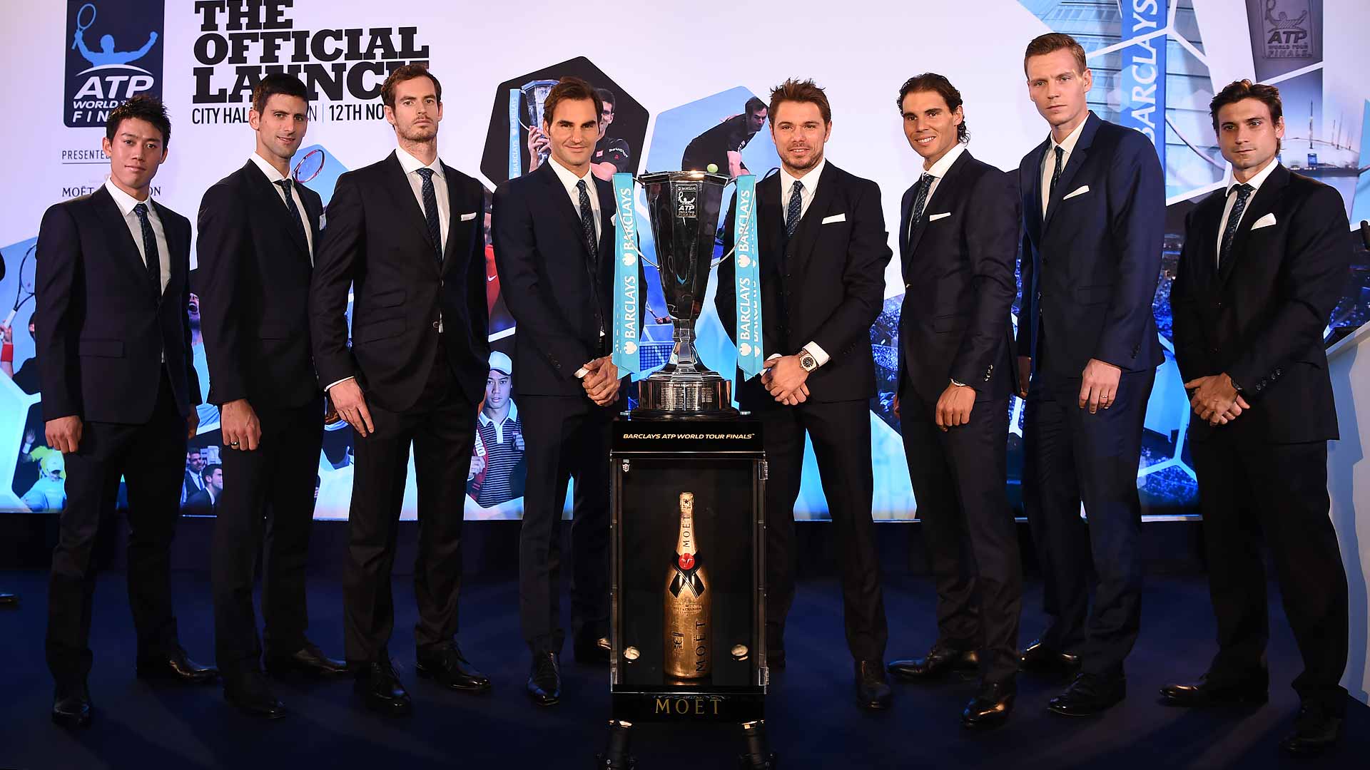 Djokovic, Federer In Same Group At 2015 Barclays ATP World Tour Finals | ATP World ...1920 x 1080